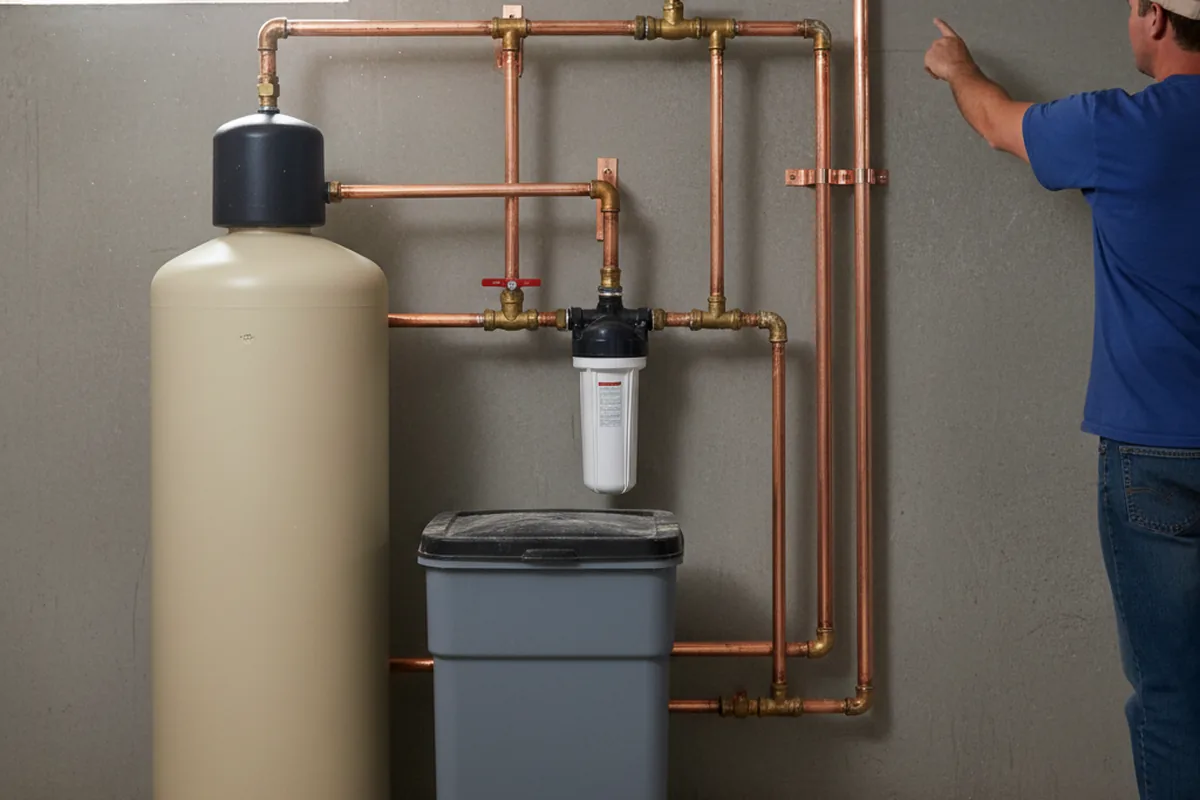 Whole-house water treatment system installed in Frankston