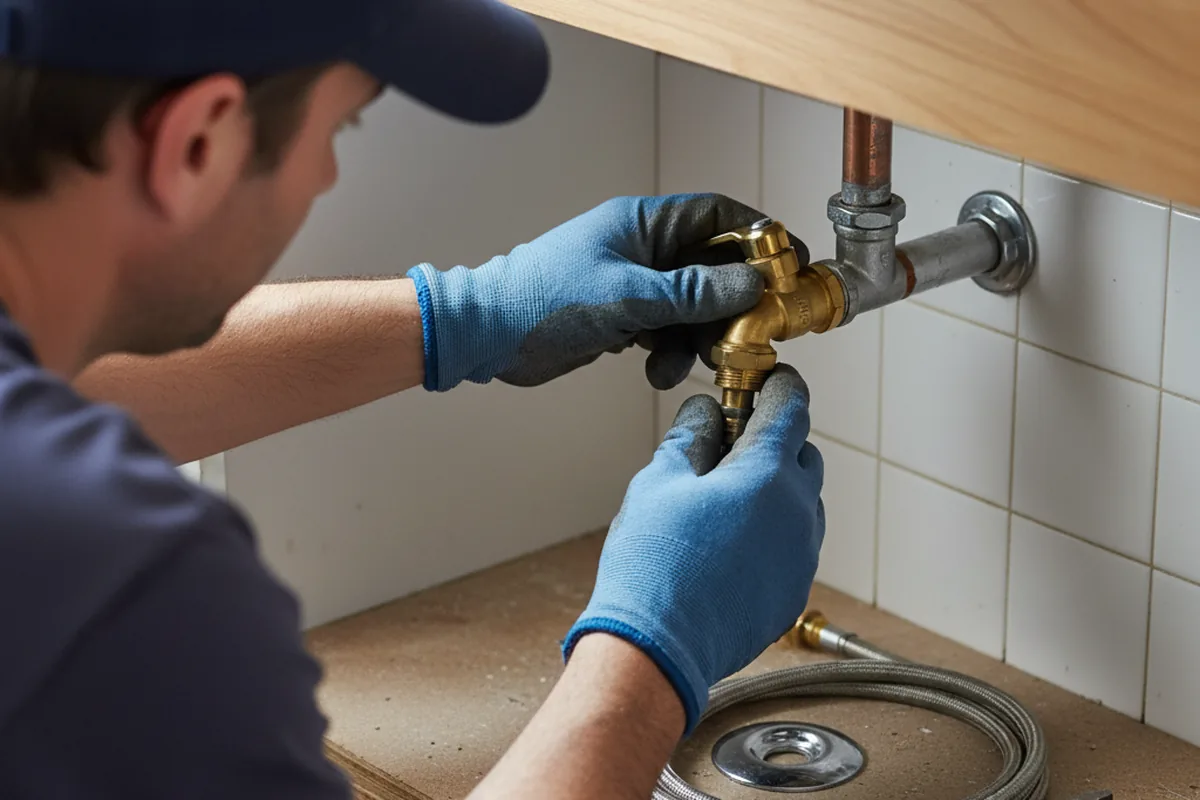 Shutoff valve and fitting work during Faucet and Fixture Repair in Frankston